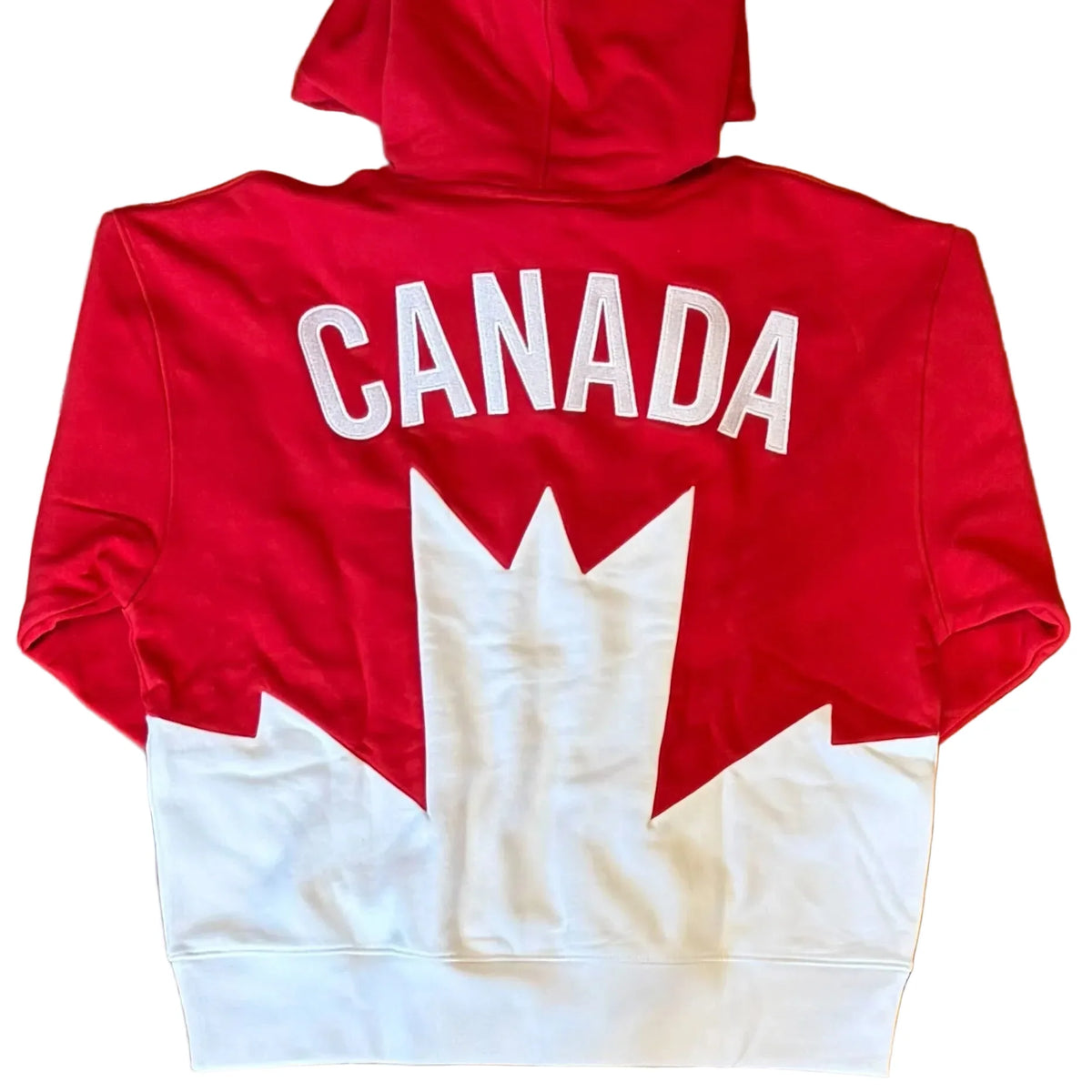 Hockey Canada IIHF Mitchell & Ness Men Red Our Home Pullover Hoodie product image 1, provided for visual reference and