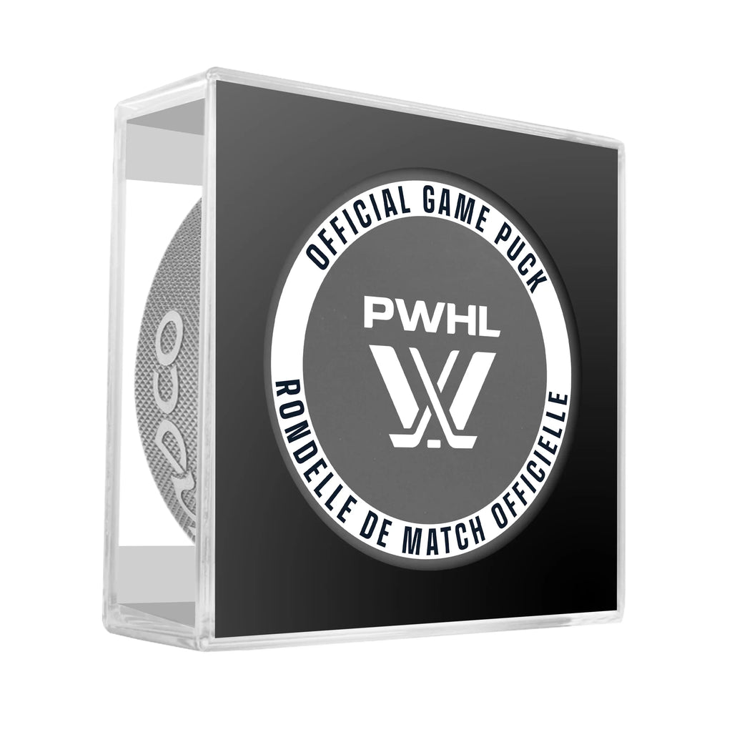 Minnesota Frost PWHL Inglasco 2025-2026 Officially Licensed Game Hockey Puck product image 2, provided for visual reference