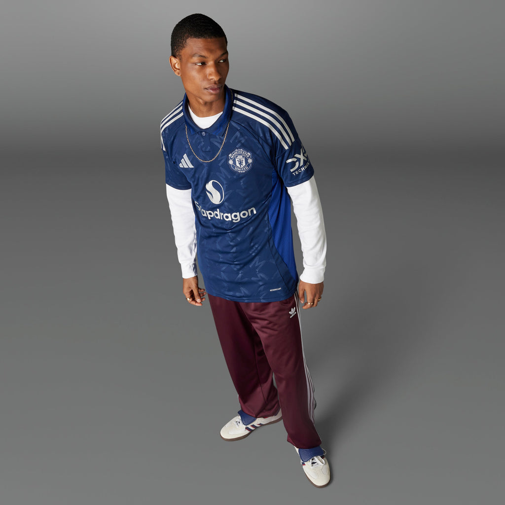 Manchester United FC EPL Adidas Men Blue 2024/25 Away Replica Jersey product image 8, provided for visual reference and