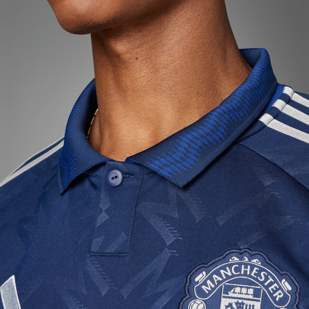 Manchester United FC EPL Adidas Men Blue 2024/25 Away Replica Jersey product image 15, provided for visual reference and