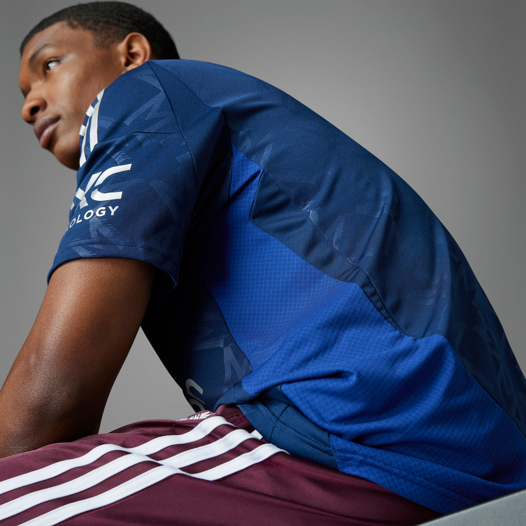 Manchester United FC EPL Adidas Men Blue 2024/25 Away Replica Jersey product image 16, provided for visual reference and