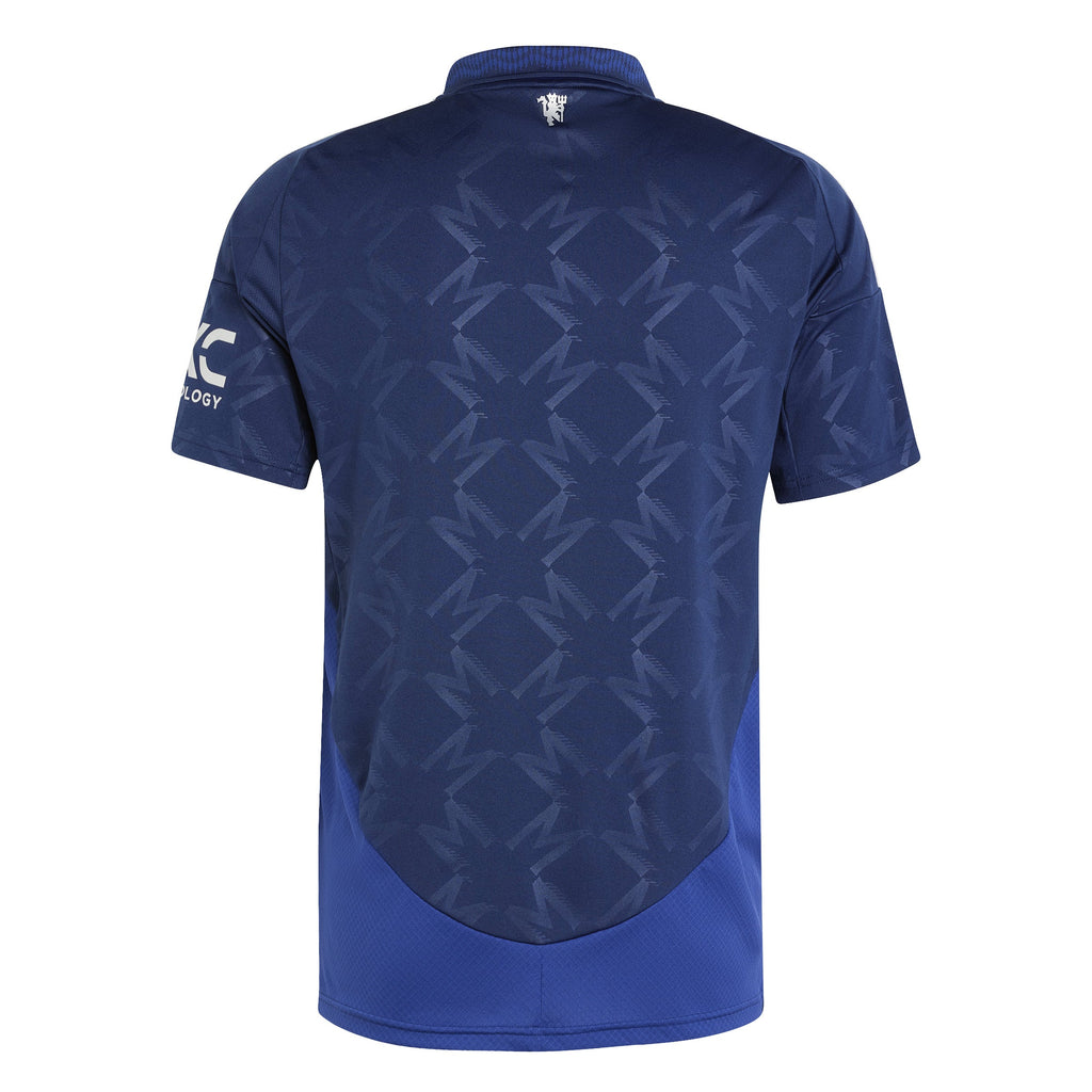 Manchester United FC EPL Adidas Men Blue 2024/25 Away Replica Jersey product image 2, provided for visual reference and