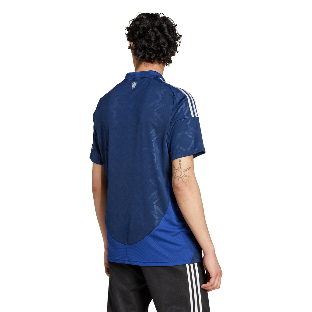 Manchester United FC EPL Adidas Men Blue 2024/25 Away Replica Jersey product image 4, provided for visual reference and