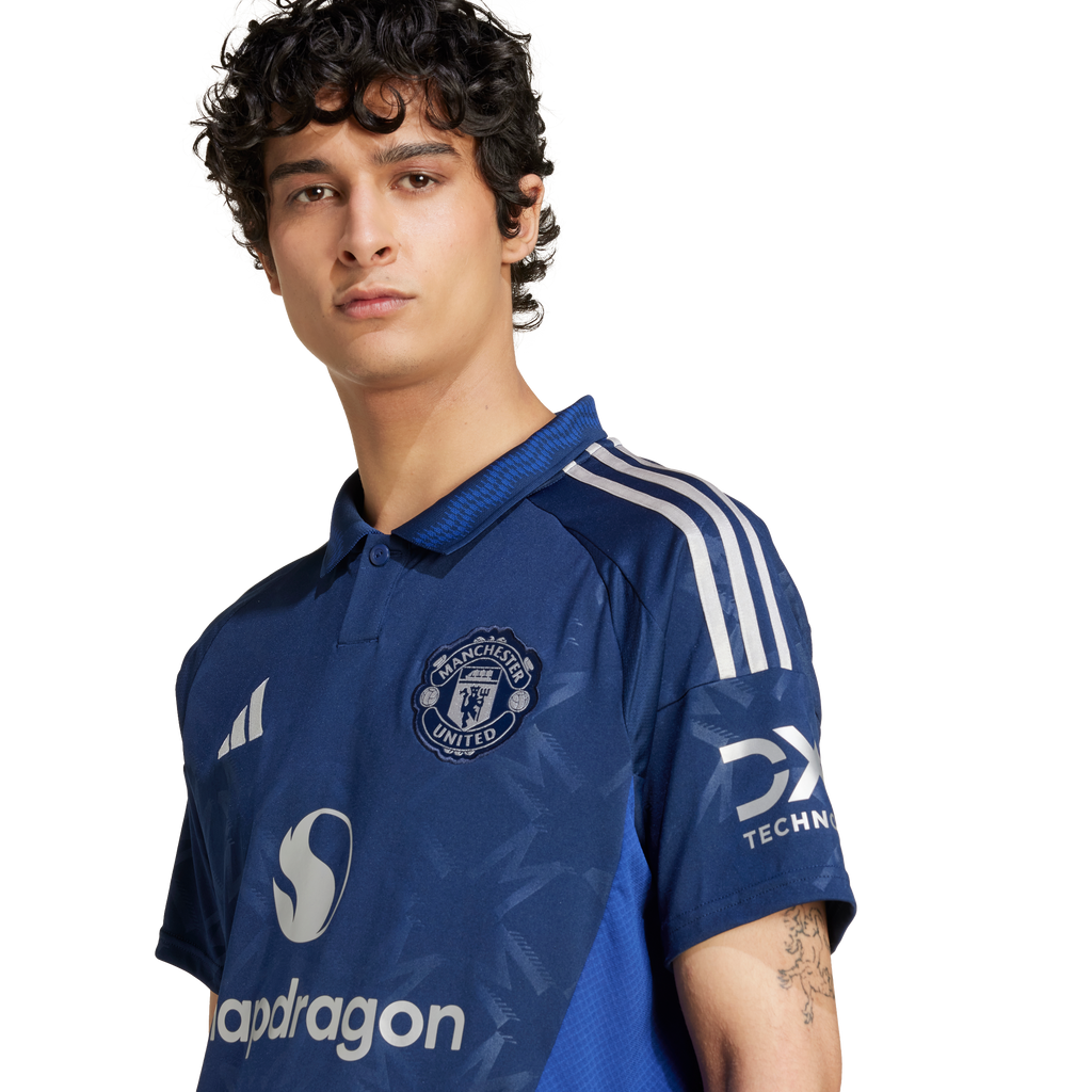 Manchester United FC EPL Adidas Men Blue 2024/25 Away Replica Jersey product image 7, provided for visual reference and