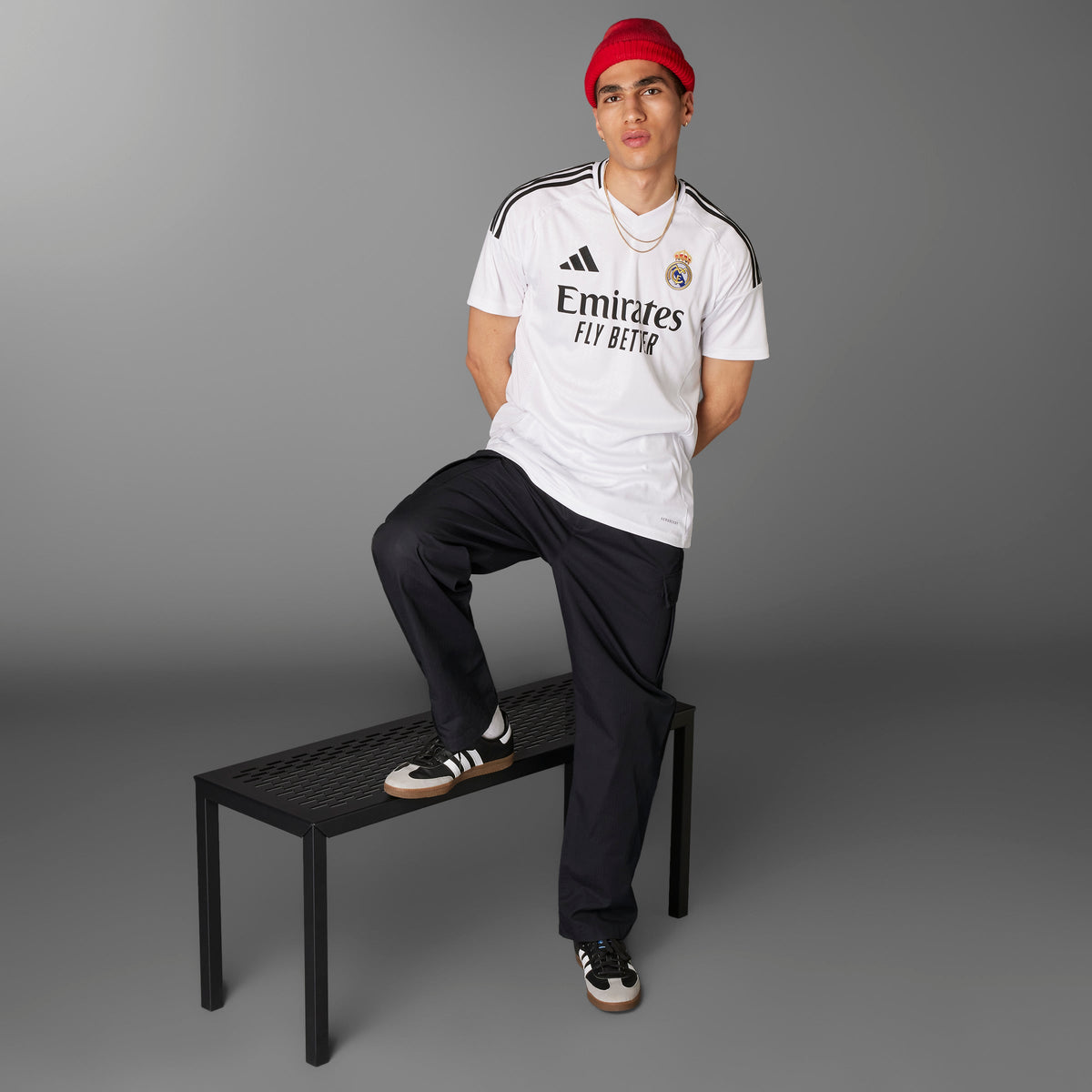 Real Madrid La Liga Adidas Men White 2024/25 Replica Jersey product image 3, provided for visual reference and product