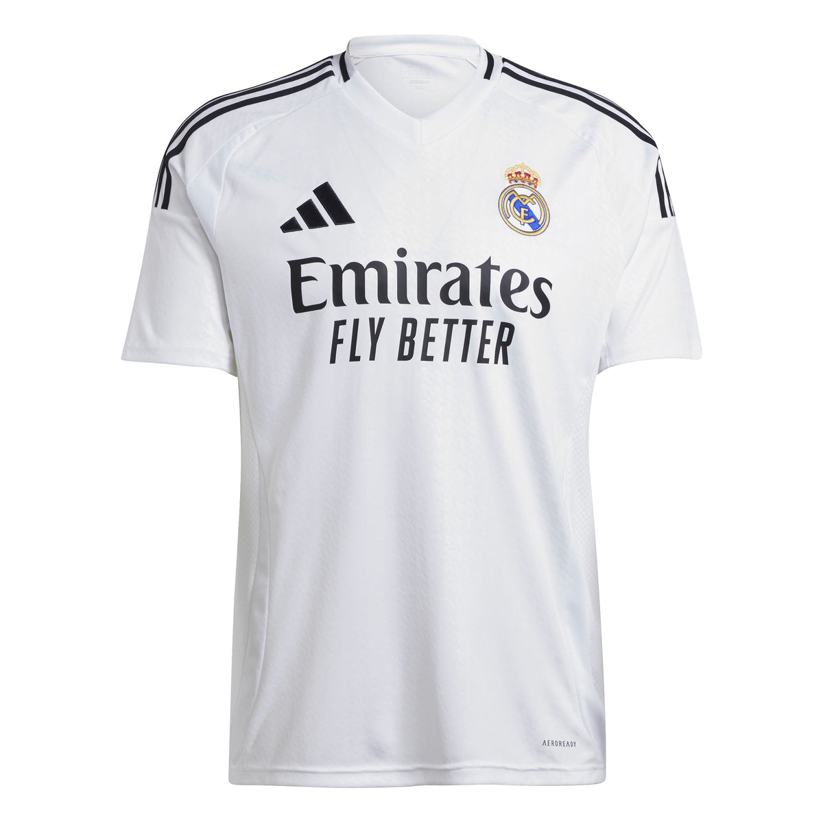 Real Madrid La Liga Adidas Men White 2024/25 Replica Jersey product image 1, provided for visual reference and product