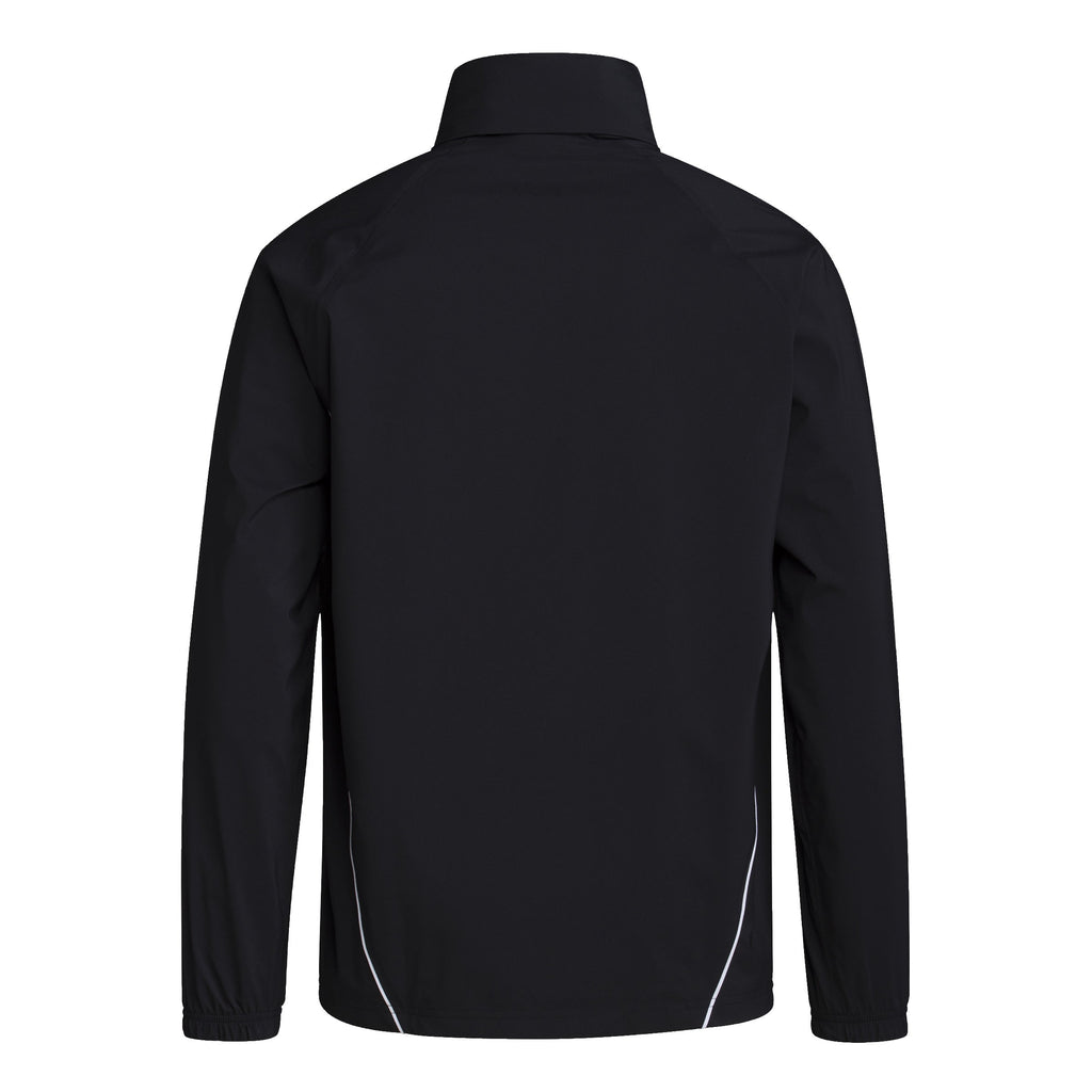 Toronto FC MLS Adidas Men Black Tiro 24 Rain Jacket product image 2, provided for visual reference and product detail review