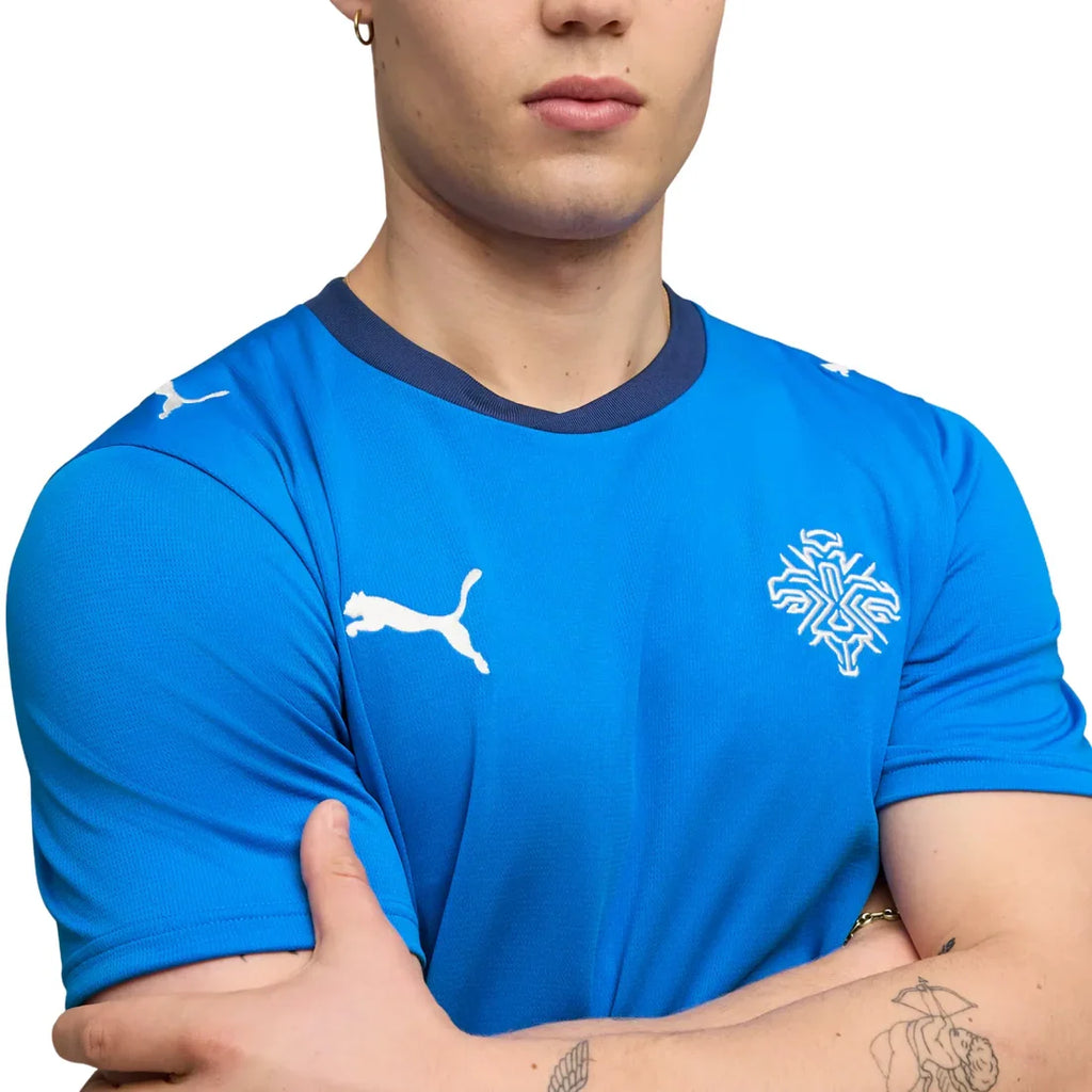 Iceland National Team FIFA Puma Men Blue 2026 Home Replica Jersey product image 6, provided for visual reference and product