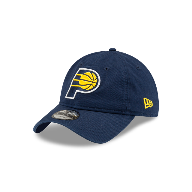 Indiana Pacers NBA New Era Men Navy 9Twenty Core Classic Adjustable Hat product image 1, provided for visual reference and