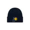 Indiana Pacers NBA New Era Men Navy Core Classic Cuff Knit Beanie product image 1, provided for visual reference and product