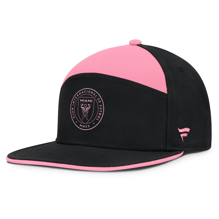 Inter Miami FC MLS Fanatics Branded Men Black/Pink Mezzala Snapback product image 1, provided for visual reference and