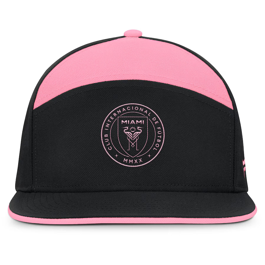 Inter Miami FC MLS Fanatics Branded Men Black/Pink Mezzala Snapback product image 3, provided for visual reference and