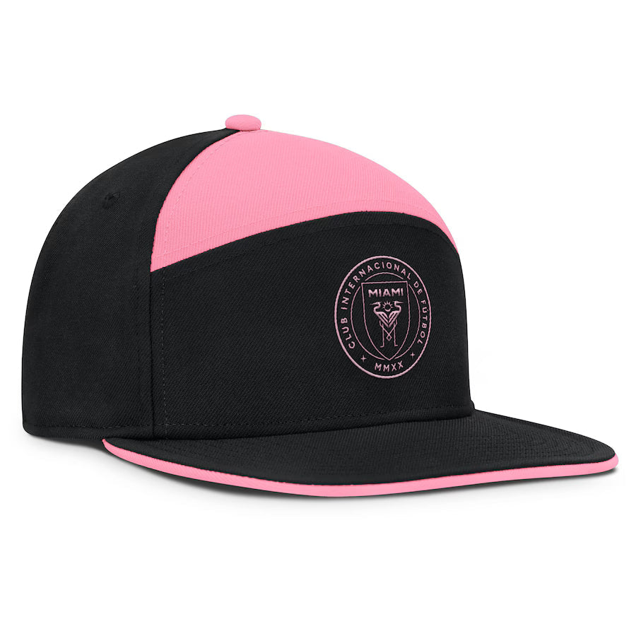 Inter Miami FC MLS Fanatics Branded Men Black/Pink Mezzala Snapback product image 4, provided for visual reference and