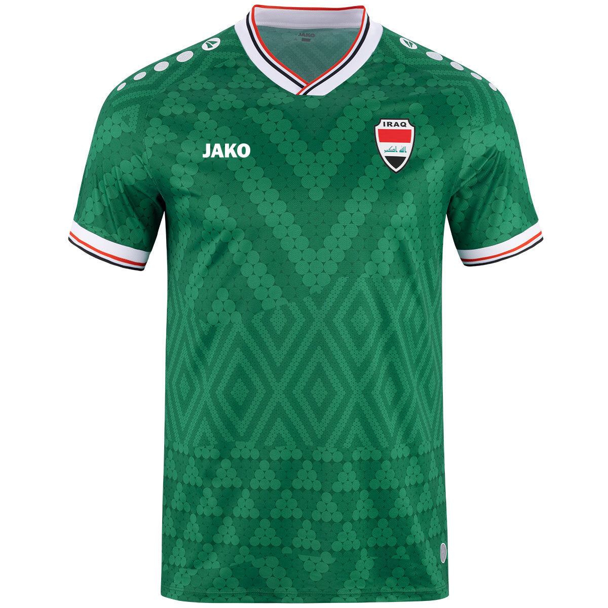 Iraq National Team FIFA Jako Men Green 2026 Away Authentic Jersey product image 1, provided for visual reference and product