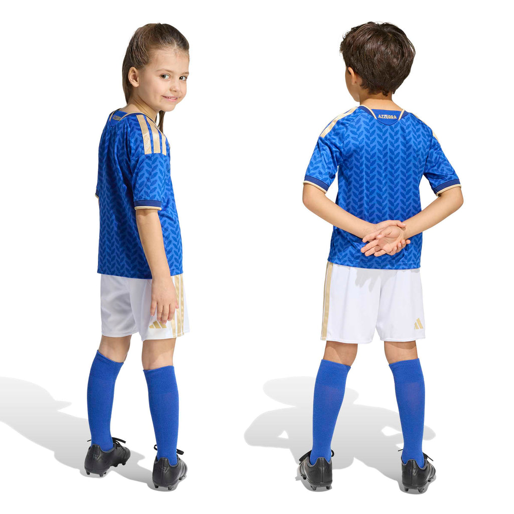 Italy National Team FIFA Adidas Kids Blue 2026 Replica Home Jersey and Shorts Kit product image 10, provided for visual