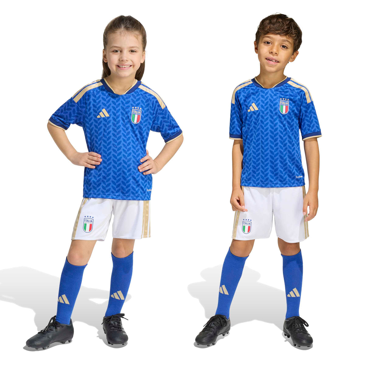 Italy National Team FIFA Adidas Kids Blue 2026 Replica Home Jersey and Shorts Kit product image 9, provided for visual