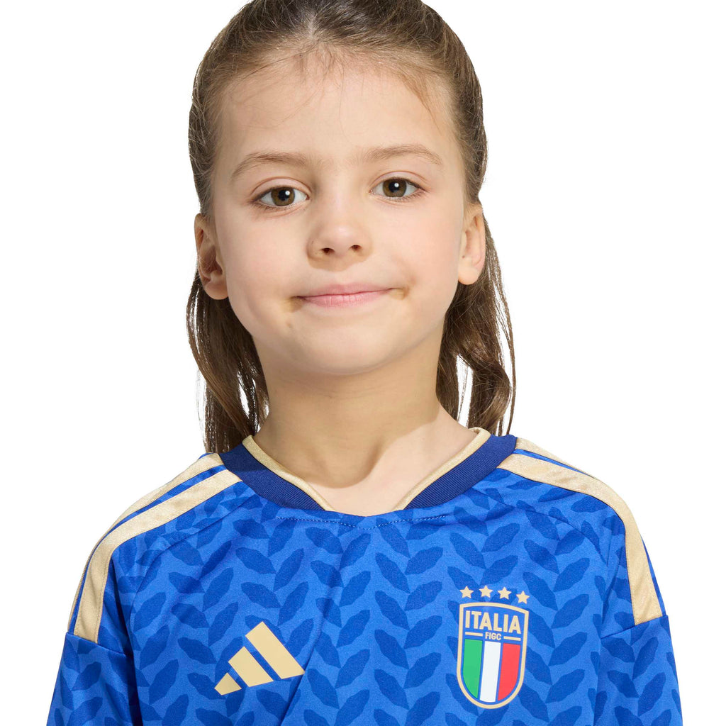 Italy National Team FIFA Adidas Kids Blue 2026 Replica Home Jersey and Shorts Kit product image 7, provided for visual