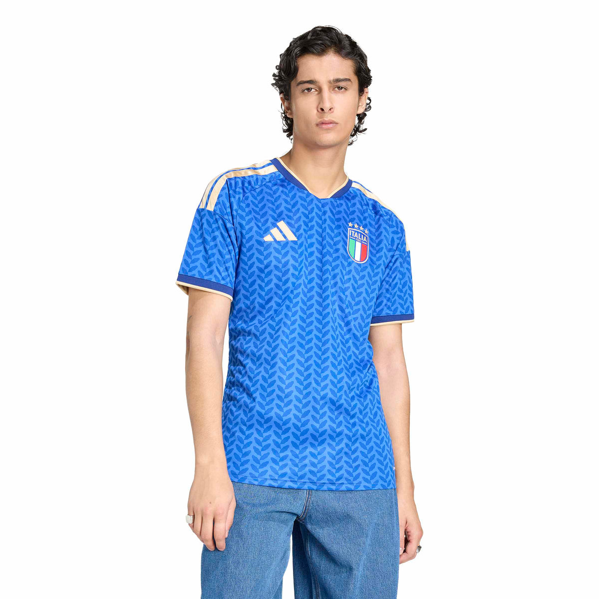 Italy National Team FIFA Adidas Men Blue 2026 Replica Home Jersey product image 3, provided for visual reference and product