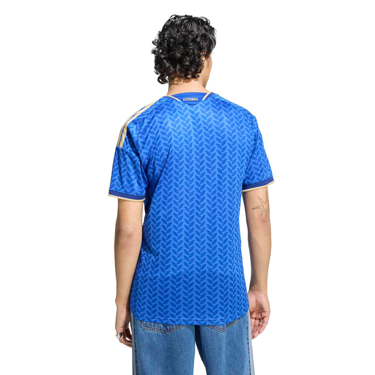 Italy National Team FIFA Adidas Men Blue 2026 Replica Home Jersey product image 4, provided for visual reference and product