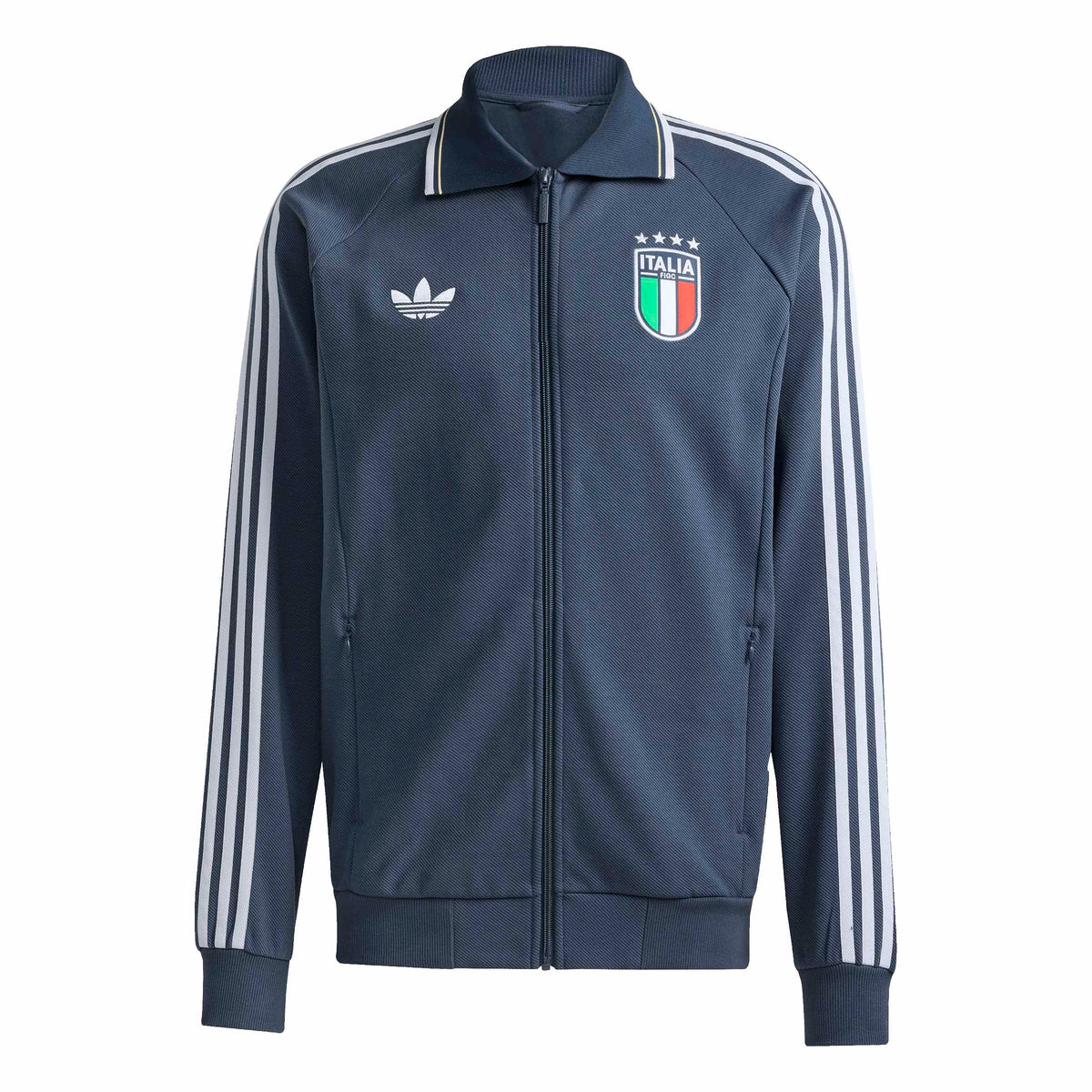 Italy National Team FIFA Adidas Men Blue Anthem Jacket product image 6, provided for visual reference and product detail