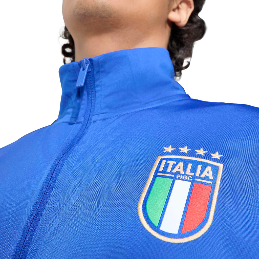 Italy National Team FIFA Adidas Men Blue DNA Track Top Jacket product image 5, provided for visual reference and product