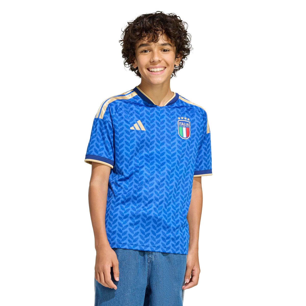 Italy National Team FIFA Adidas Youth Blue 2026 Replica Home Jersey product image 4, provided for visual reference and