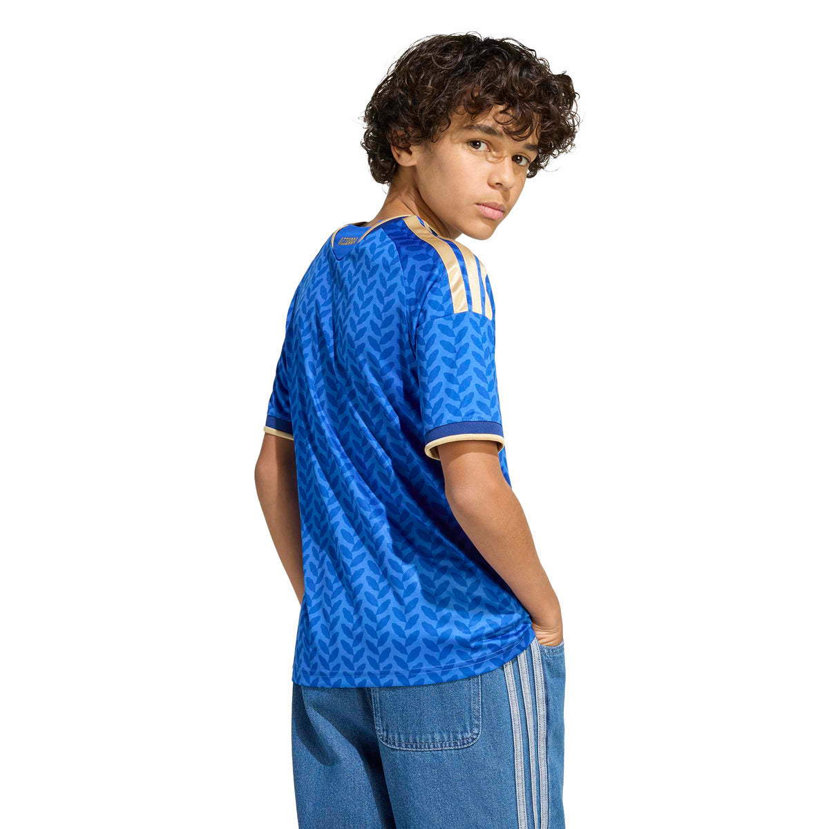 Italy National Team FIFA Adidas Youth Blue 2026 Replica Home Jersey product image 5, provided for visual reference and
