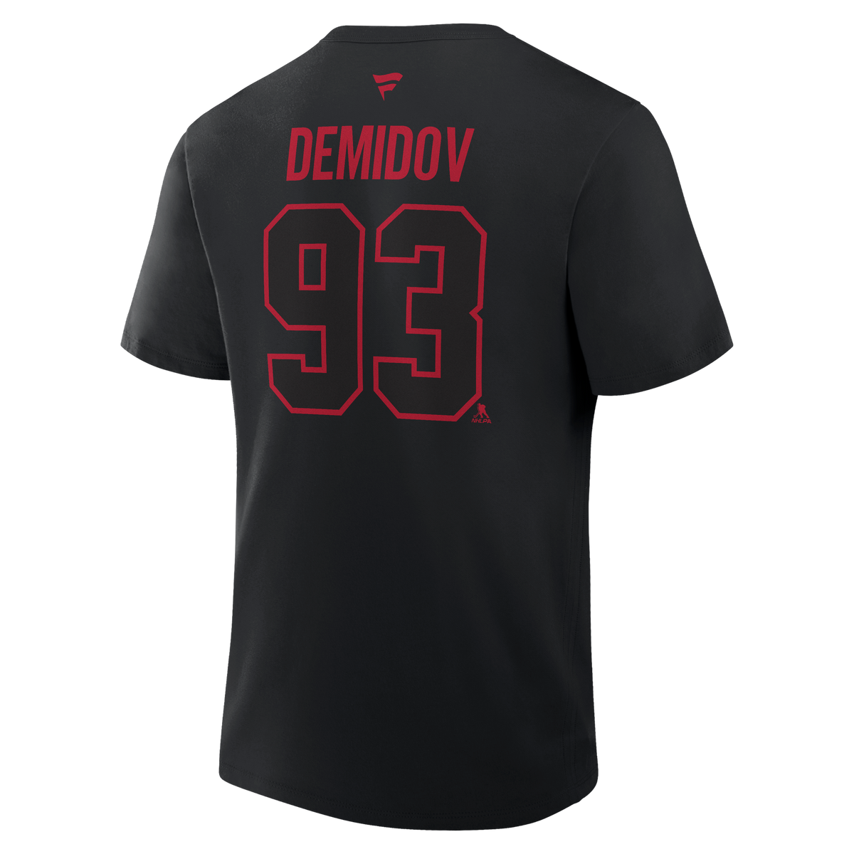 Ivan Demidov Montreal Canadiens NHL Fanatics Branded Men Black Authentic T-Shirt product image 1, provided for visual