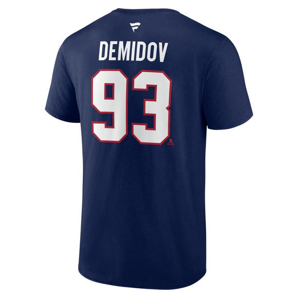 Ivan Demidov Montreal Canadiens NHL Fanatics Branded Men Navy Authentic T-Shirt product image 1, provided for visual