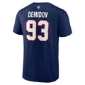 Ivan Demidov Montreal Canadiens NHL Fanatics Branded Men Navy Authentic T-Shirt product image 1, provided for visual