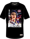 Ivan Demidov Montreal Canadiens NHL Mitchell & Ness Men Black Bootleg T-Shirt product image 1, provided for visual reference