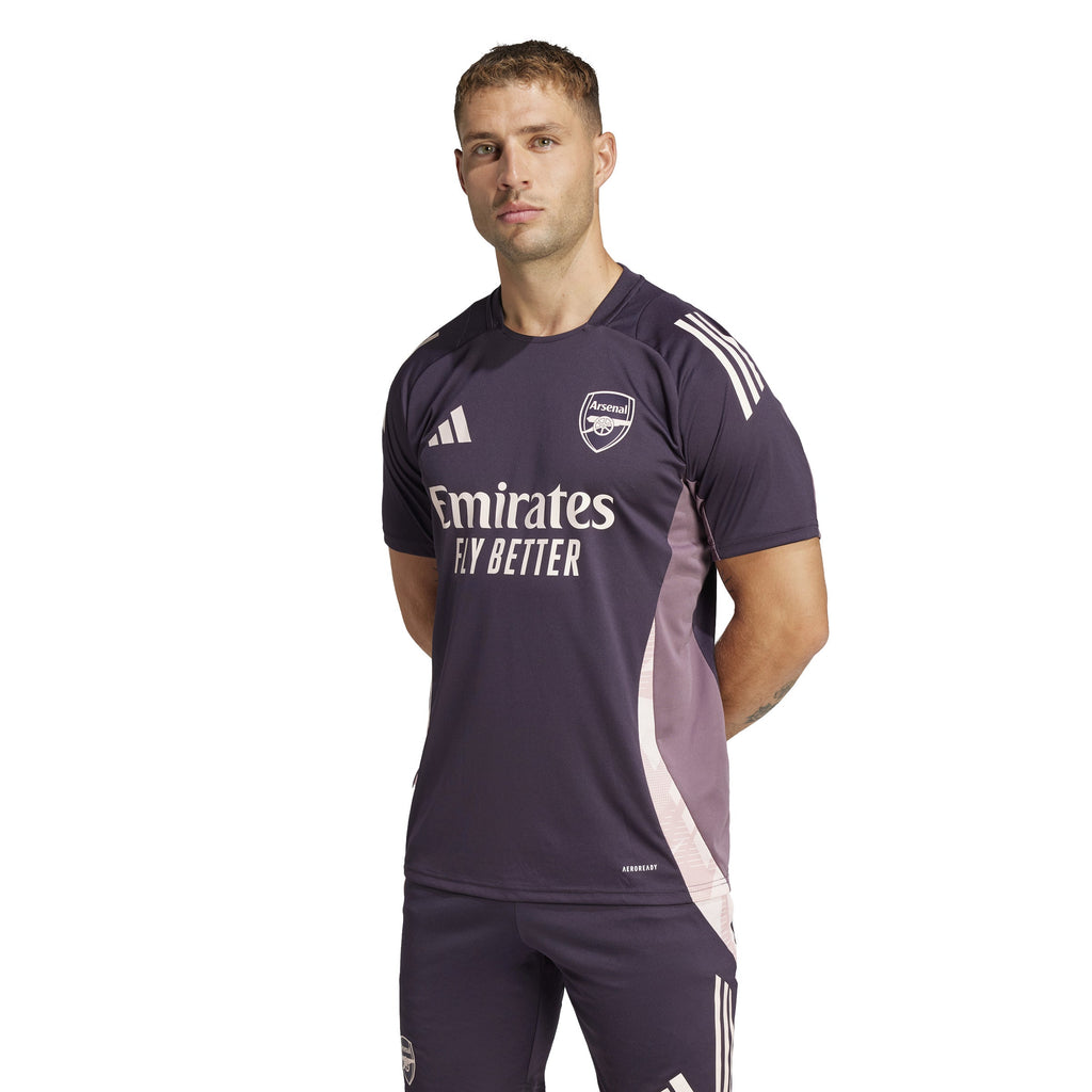 Arsenal FC EPL Adidas Men Purple 2025 Training Jersey product image 3, provided for visual reference and product detail