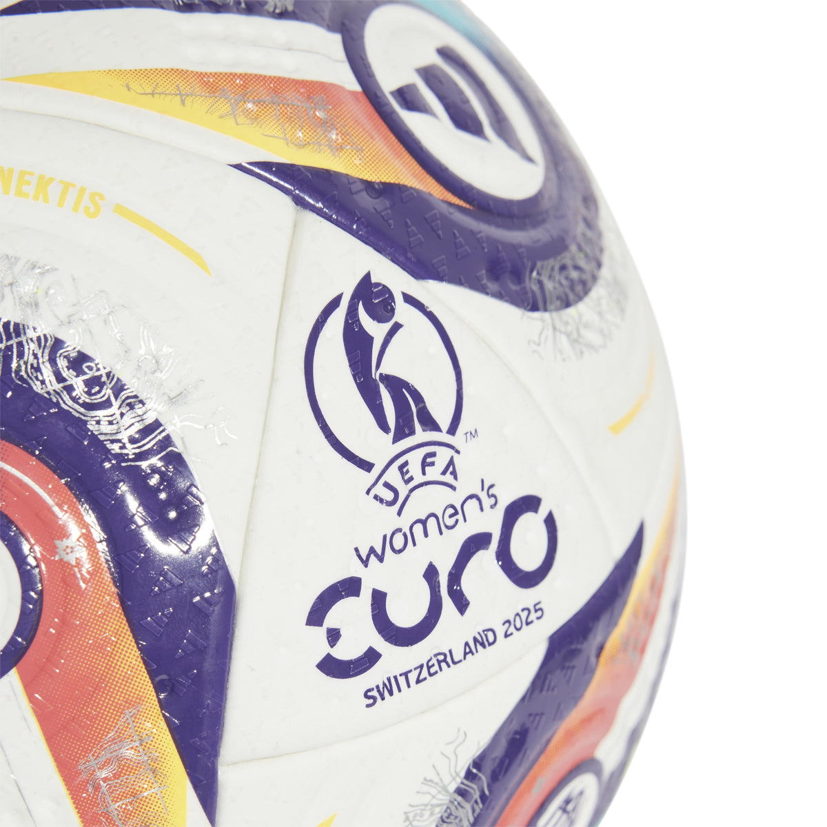 Adidas 2025 UEFA Women Euro Cup Pro Soccer Ball product image 3, provided for visual reference and product detail review