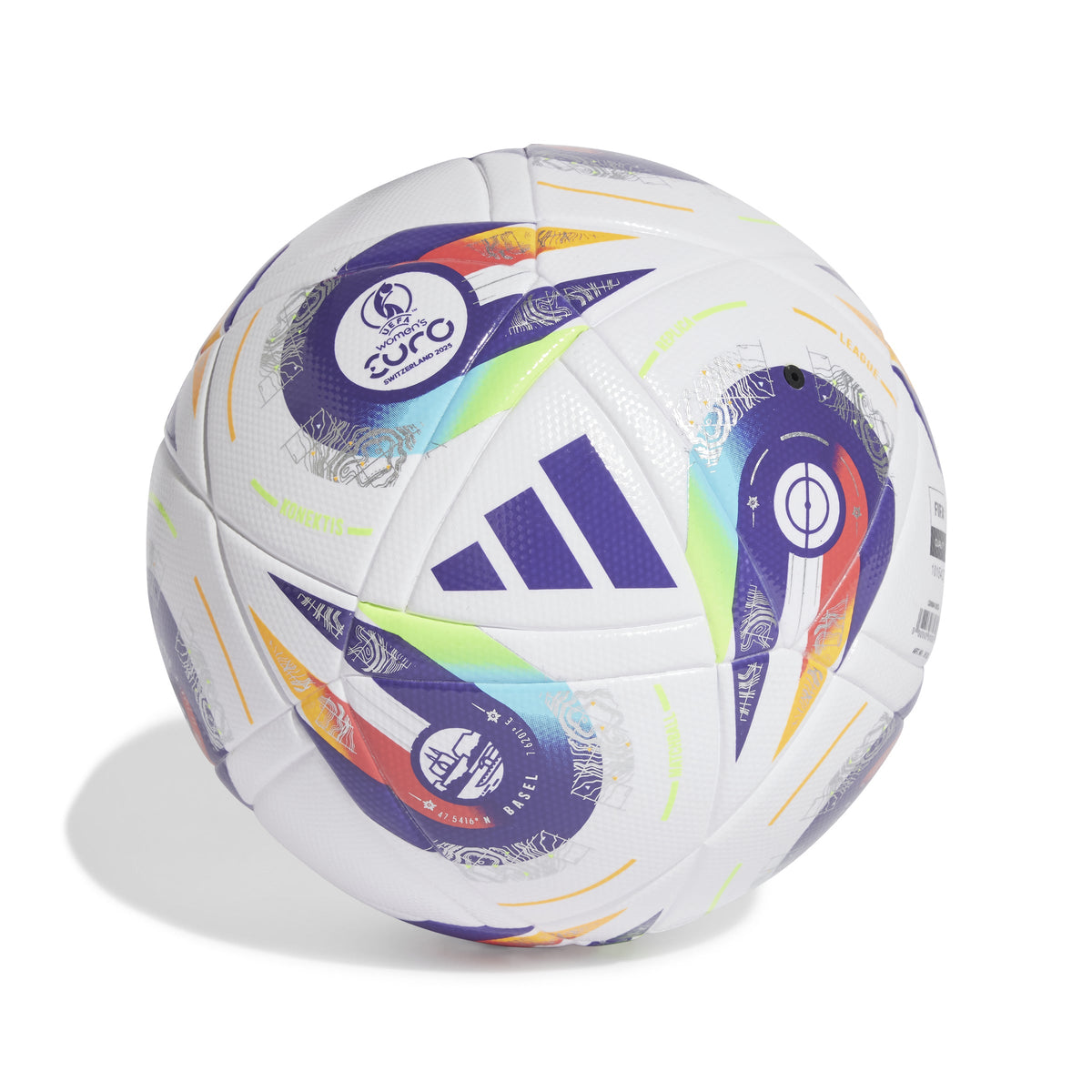Adidas 2025 UEFA Women Euro Cup League Soccer Ball product image 2, provided for visual reference and product detail review
