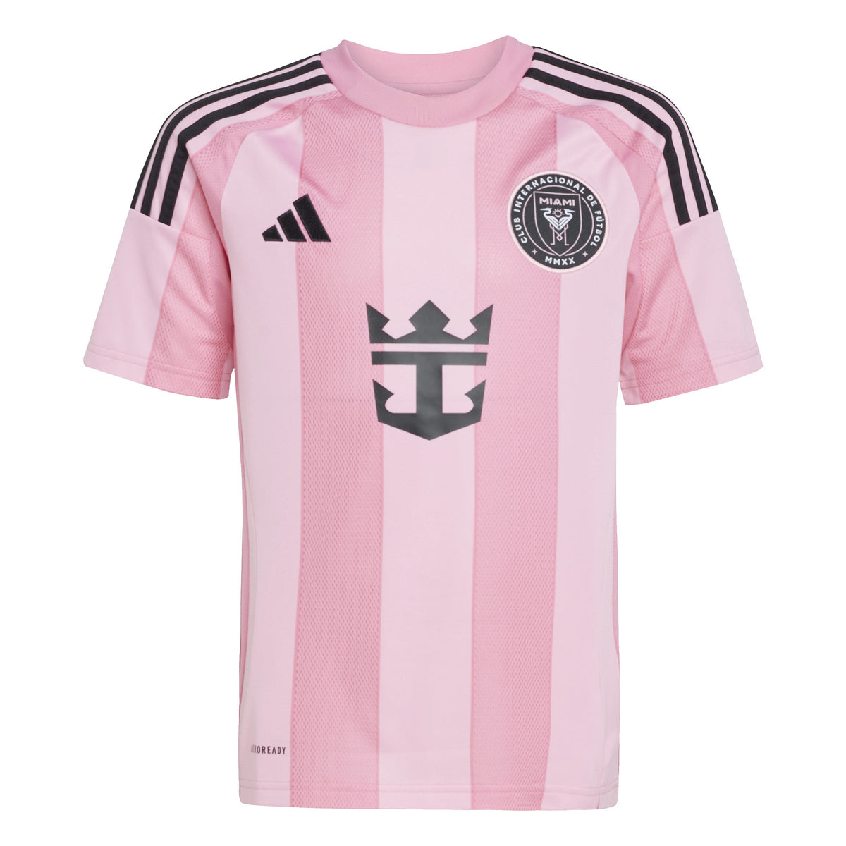 Lionel Messi Inter Miami FC MLS Adidas Youth Pink 2025 Replica Jersey product image 3, provided for visual reference and