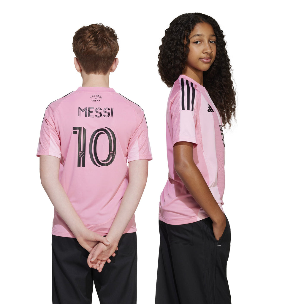 Lionel Messi Inter Miami FC MLS Adidas Youth Pink 2025 Replica Jersey product image 4, provided for visual reference and