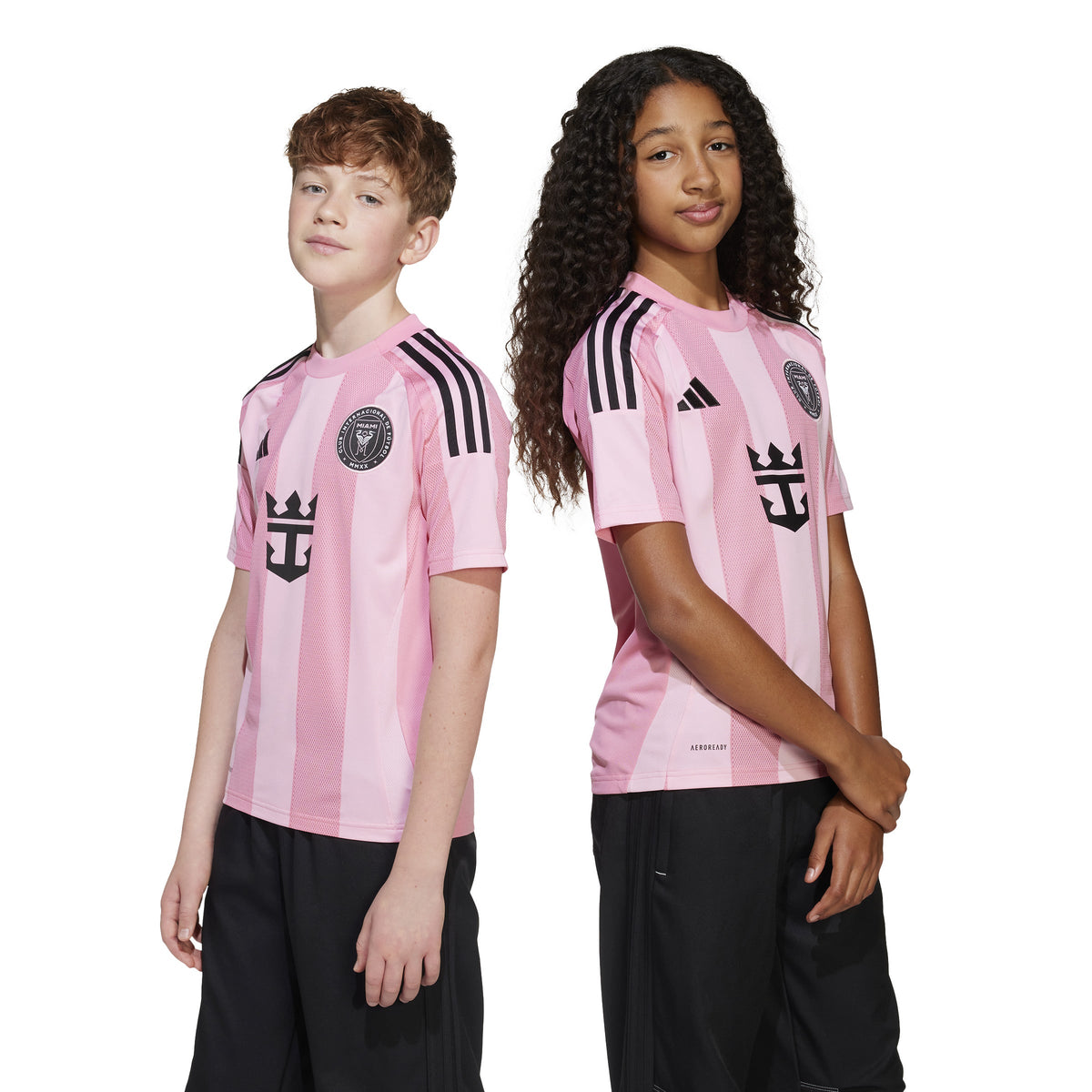 Lionel Messi Inter Miami FC MLS Adidas Youth Pink 2025 Replica Jersey product image 2, provided for visual reference and