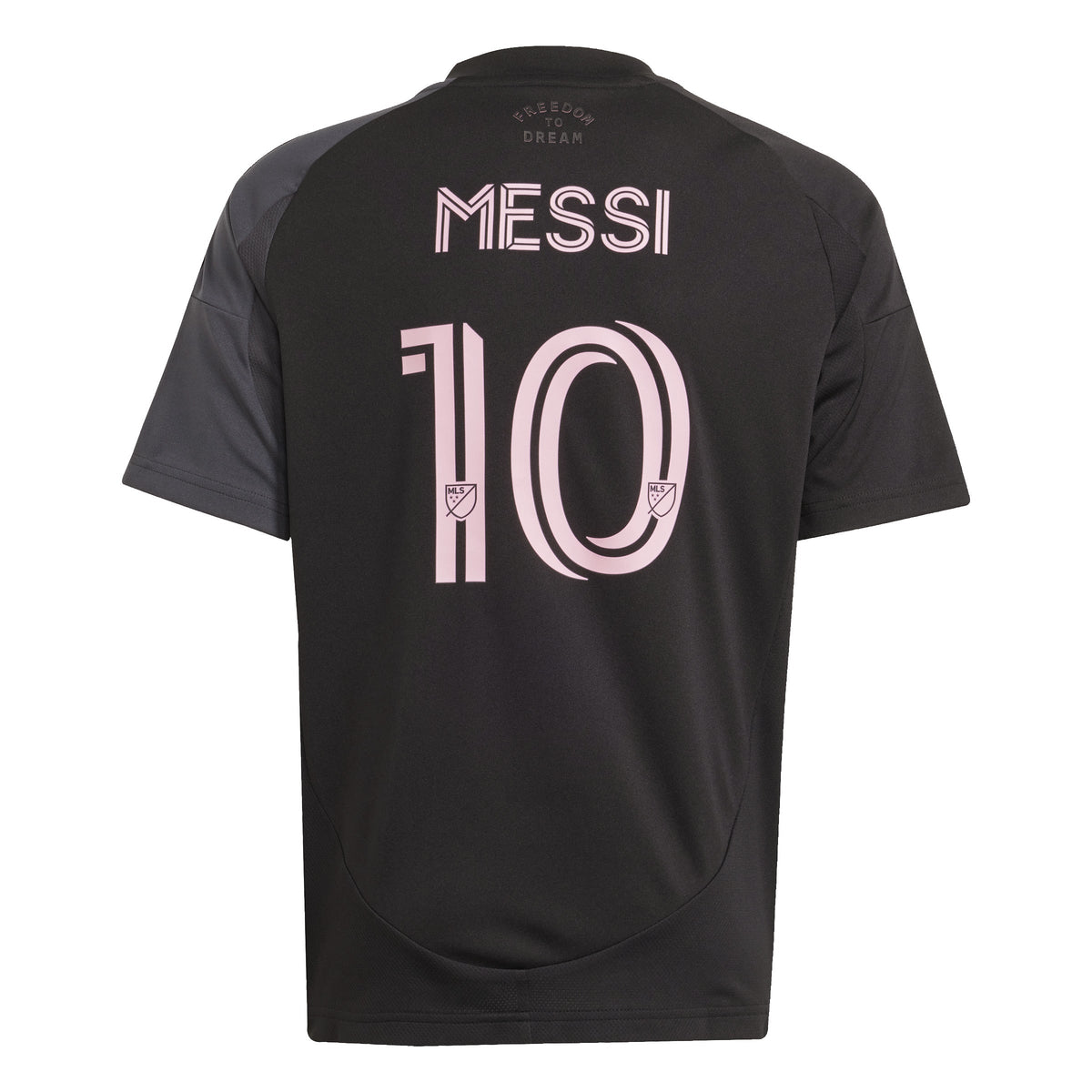 Lionel Messi Inter Miami FC MLS Adidas Youth Black 2025 Replica Jersey product image 1, provided for visual reference and