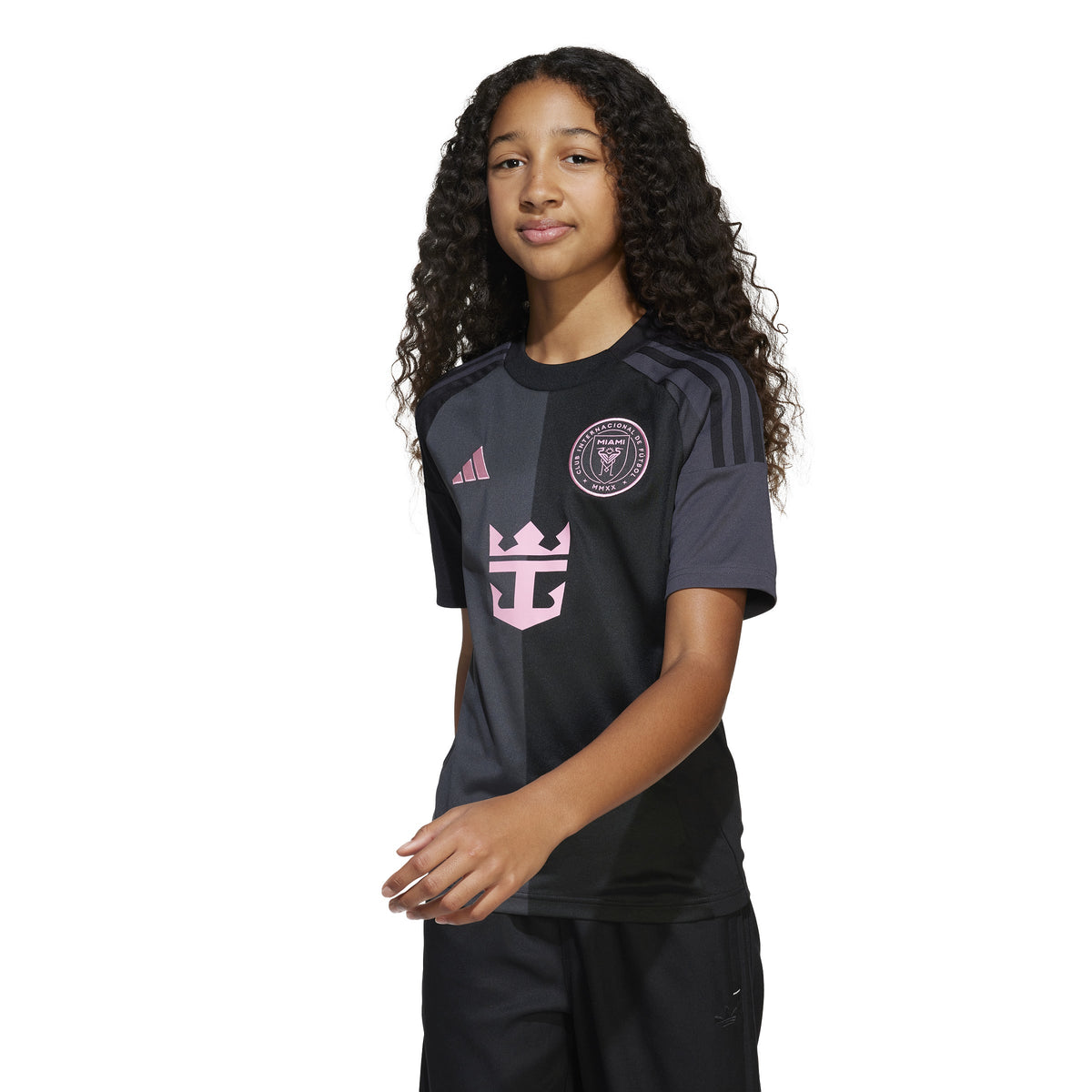 Lionel Messi Inter Miami FC MLS Adidas Youth Black 2025 Replica Jersey product image 5, provided for visual reference and
