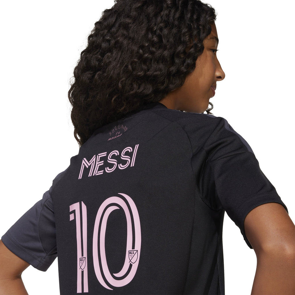 Lionel Messi Inter Miami FC MLS Adidas Youth Black 2025 Replica Jersey product image 7, provided for visual reference and