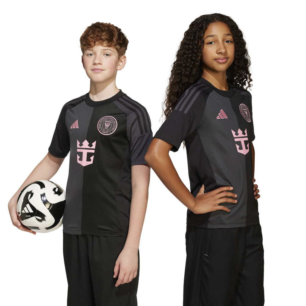 Lionel Messi Inter Miami FC MLS Adidas Youth Black 2025 Replica Jersey product image 3, provided for visual reference and
