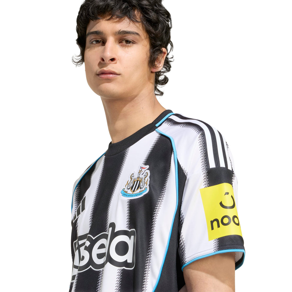 Newcastle United FC EPL Adidas Men White 2025/26 Home Replica Jersey product image 5, provided for visual reference and