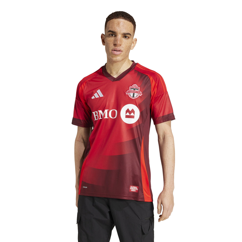 Toronto FC MLS Adidas Men Red 2025/2026 Home Replica Jersey product image 5, provided for visual reference and product