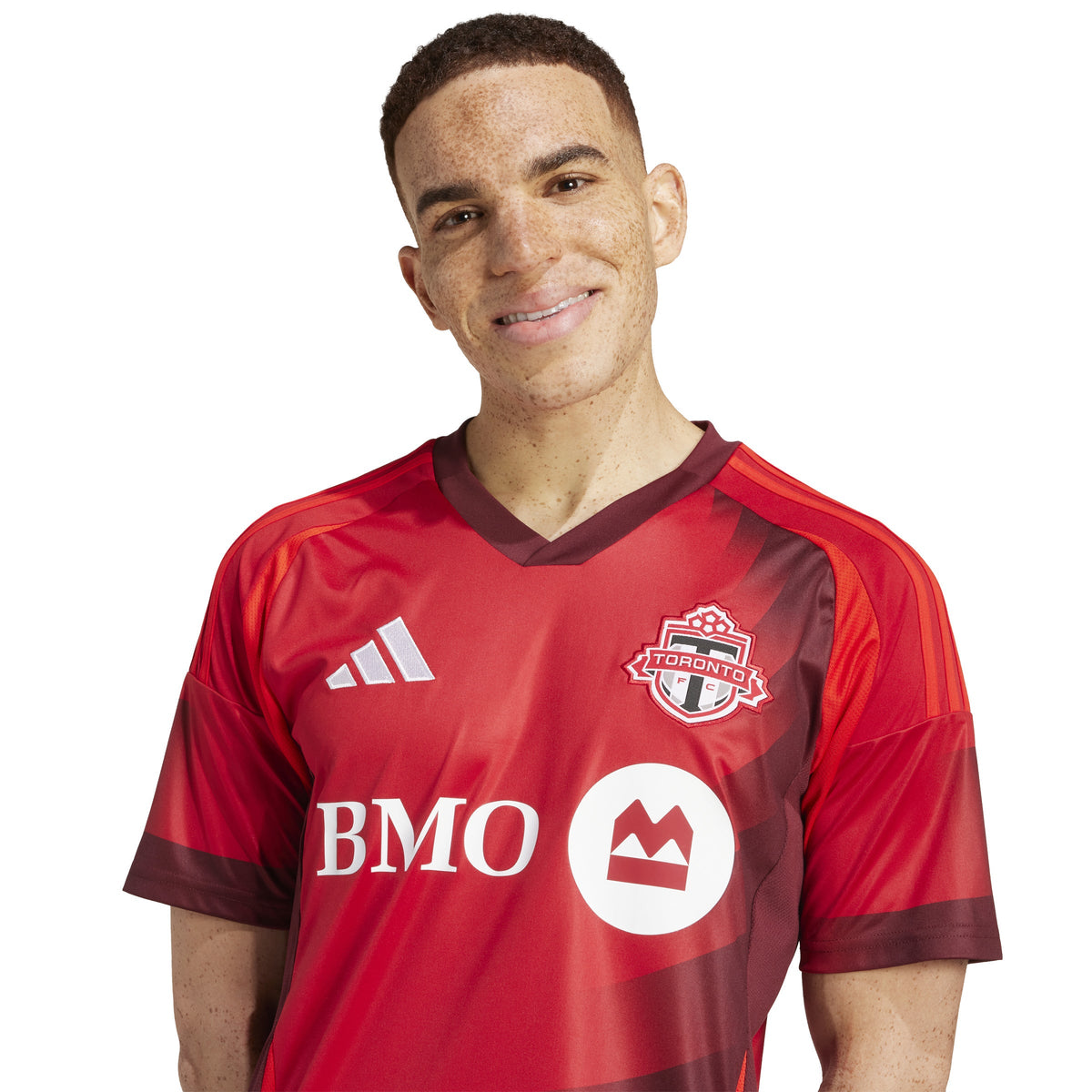 Toronto FC MLS Adidas Men Red 2025/2026 Home Replica Jersey product image 4, provided for visual reference and product
