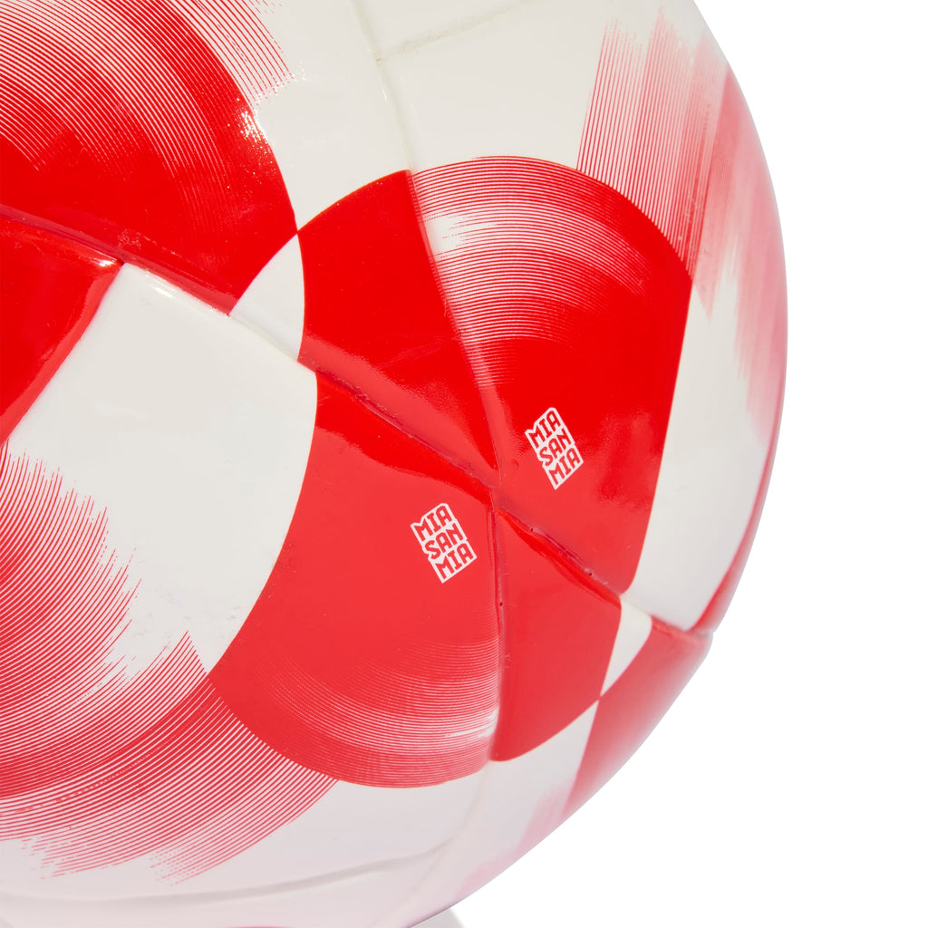 Bayern Munich Bundesliga Adidas Red Mini Home Soccer Ball product image 3, provided for visual reference and product detail