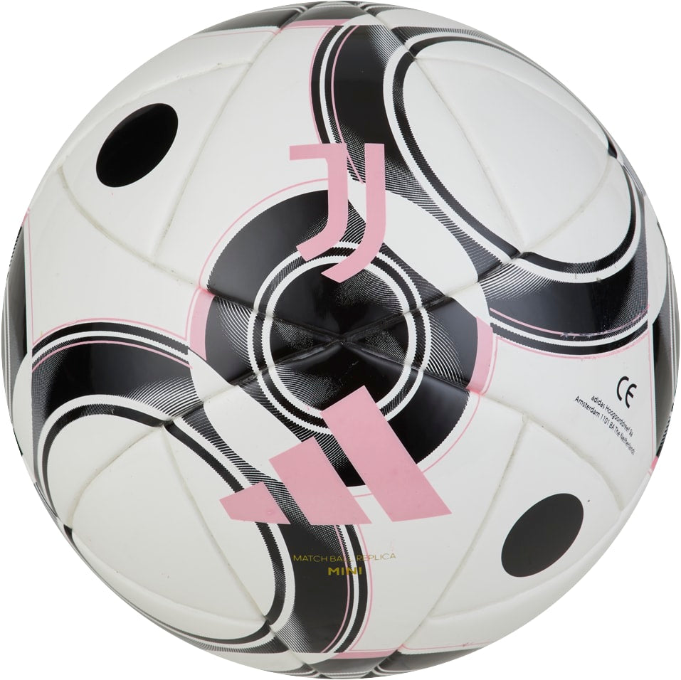 Juventus FC Serie A Adidas White Mini Home Soccer Ball product image 1, provided for visual reference and product detail