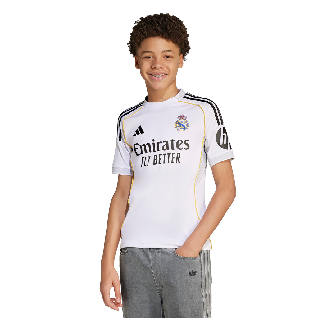 Real Madrid La Liga Adidas Youth White 2025/26 Replica Home Jersey product image 8, provided for visual reference and