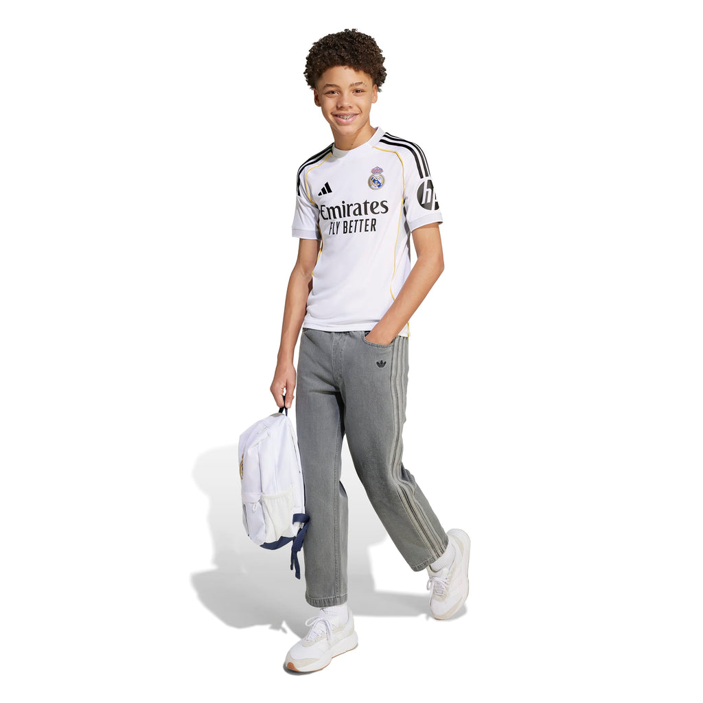 Real Madrid La Liga Adidas Youth White 2025/26 Replica Home Jersey product image 3, provided for visual reference and