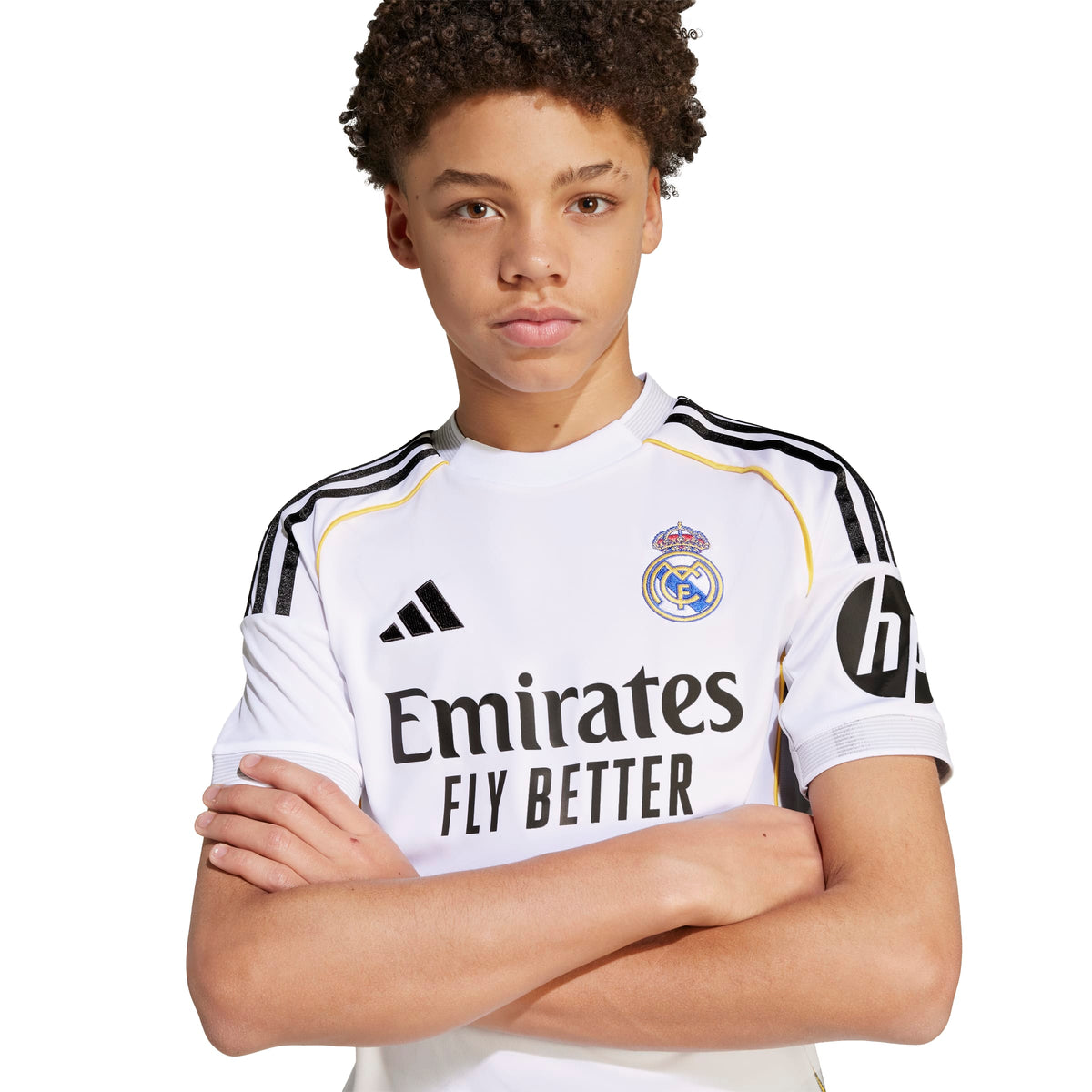 Real Madrid La Liga Adidas Youth White 2025/26 Replica Home Jersey product image 5, provided for visual reference and