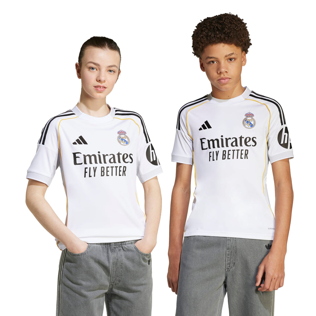 Real Madrid La Liga Adidas Youth White 2025/26 Replica Home Jersey product image 7, provided for visual reference and